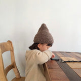 【hamomisi】コビトの帽子( スクラブ毛糸 )