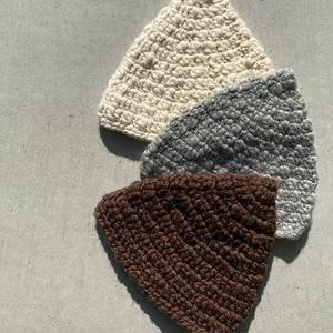 【hamomisi】コビトの帽子( スクラブ毛糸 )