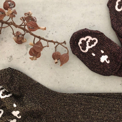 【hamomisi】glitter tights