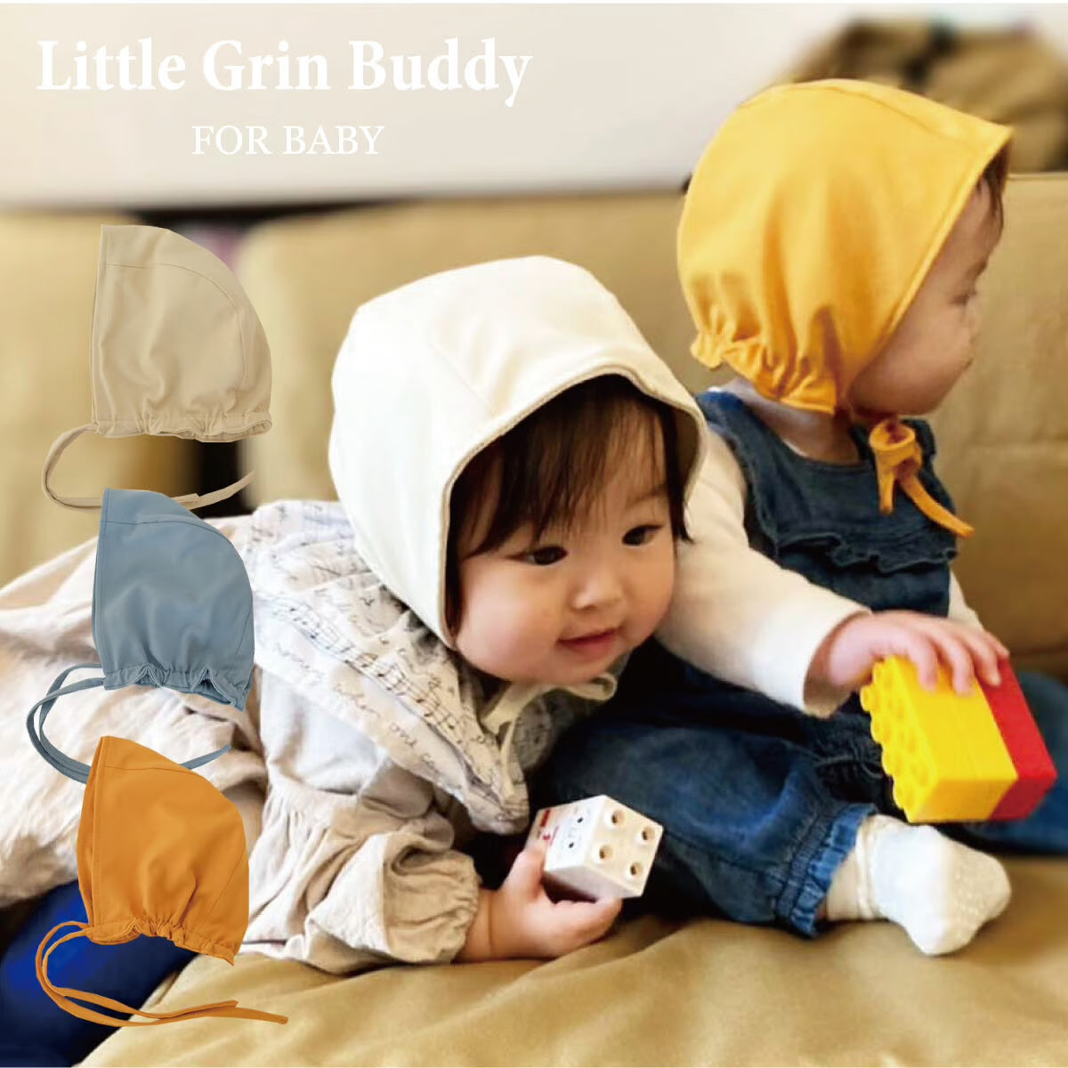 【hamomisi】Candy Bonnet(50cm)