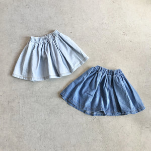 【hamomisi】Denim skirt (80~100)