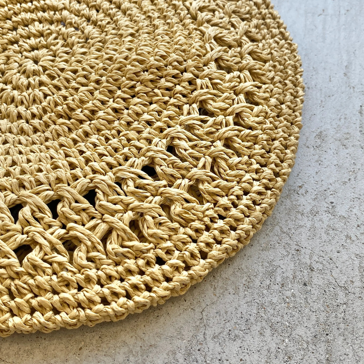 【hamomisi】Paper openwork beret