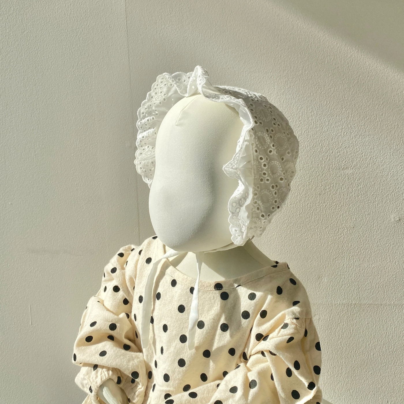 【hamomisi】Lace baby hat(44.46cm)