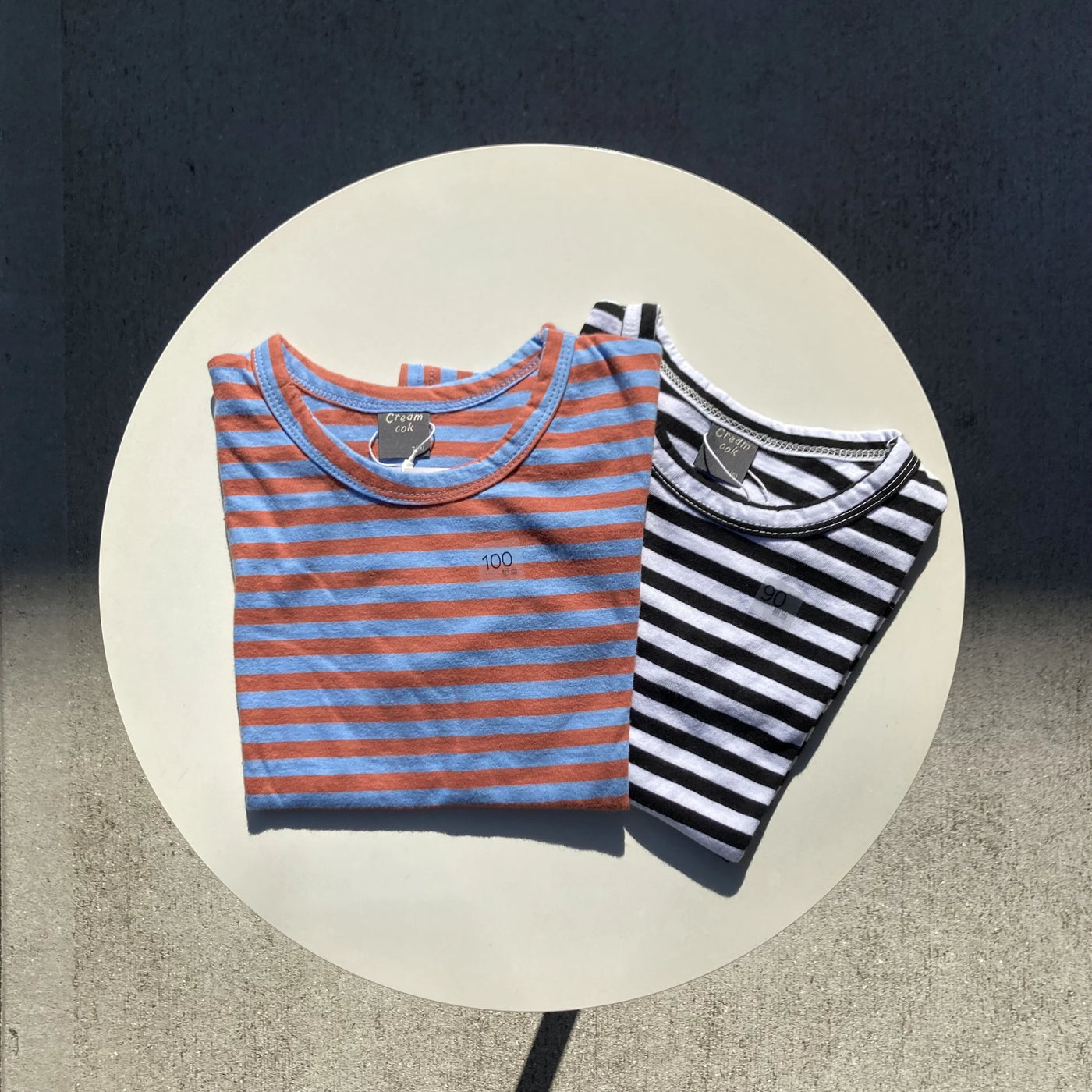 【hamomisi】Border T-shirt(90~150)