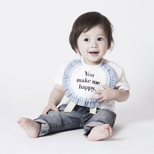 【Niva】撥水シート入りロゼット型スタイ／Rosette