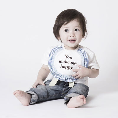 【Niva】撥水シート入りロゼット型スタイ／Rosette