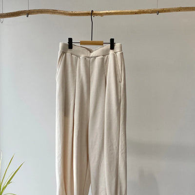 【ハモミシノオトナフク】Fleece Tucked volume pants
