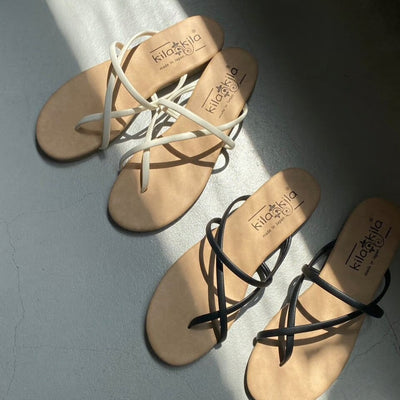 【ハモミシノオトナフク】flat sandal