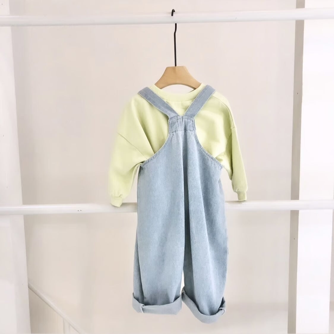 【hamomisi】Denim overalls(120.130)