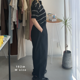 【ハモミシノオトナフク】Washed Dump Circus Balloon Pants