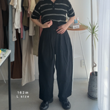 【ハモミシノオトナフク】Washed Dump Circus Balloon Pants