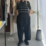 【ハモミシノオトナフク】Washed Dump Circus Balloon Pants