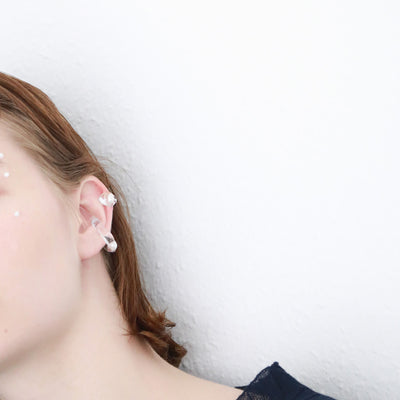 【sanrmk】 Melts 1 pearl Earcuff　　