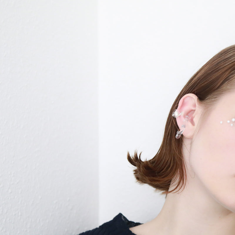 【sanrmk】 Melts 1 pearl Earcuff　　